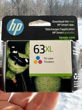 HP 63XL High Yield Tri-Color Ink Cartridge Printer F6U63AN Exp November 2023