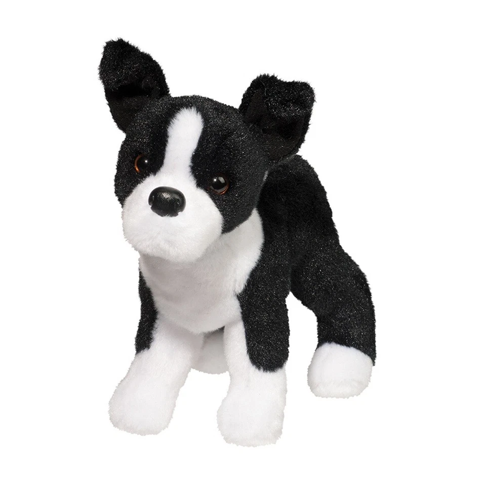 Boston Terrier "Quincy" HUND Plüschtier Stofftier Kuscheltier Plüsch H=19cm