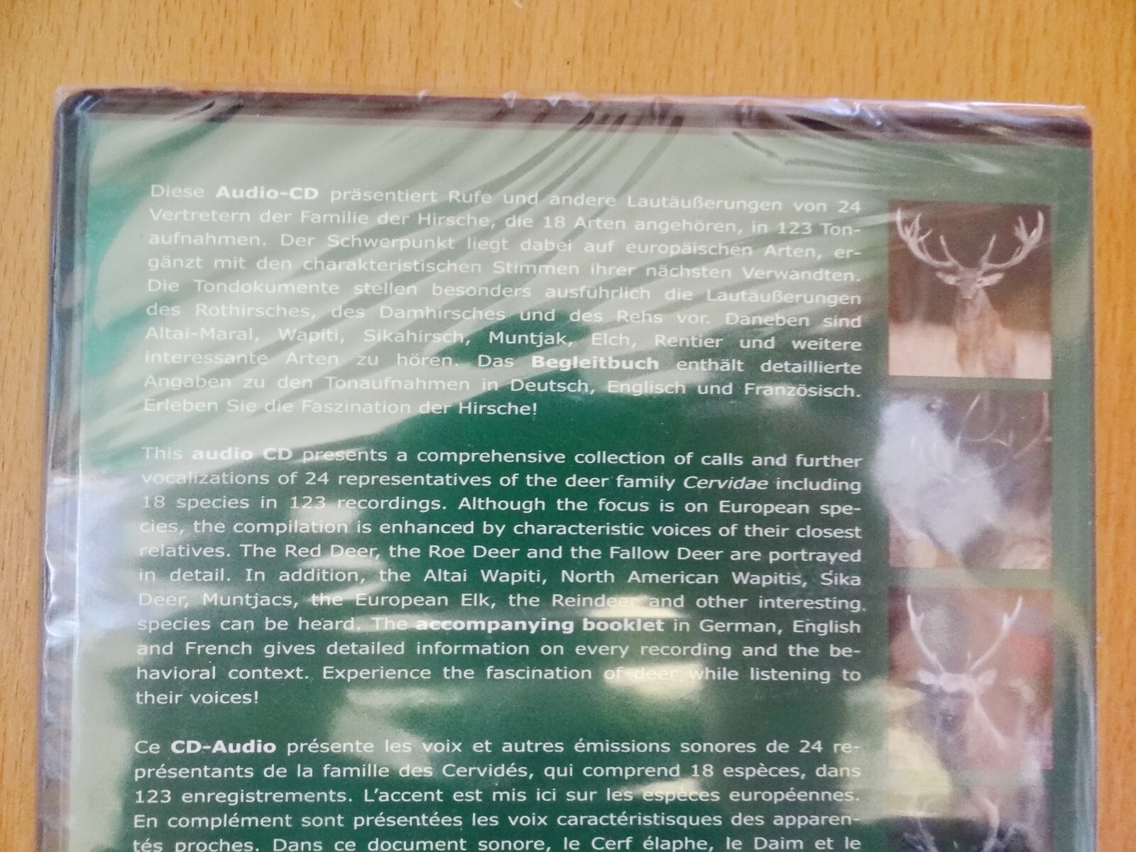 Thumbnail - Die Stimmen Der Hirsche - Audio-cd Mit Beiheft