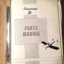 Original Air Products Company Ercoupe Aircoupe Parts Manual with price lists.