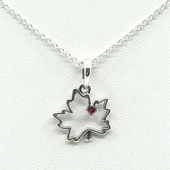 Pandora maple leaf necklace deals