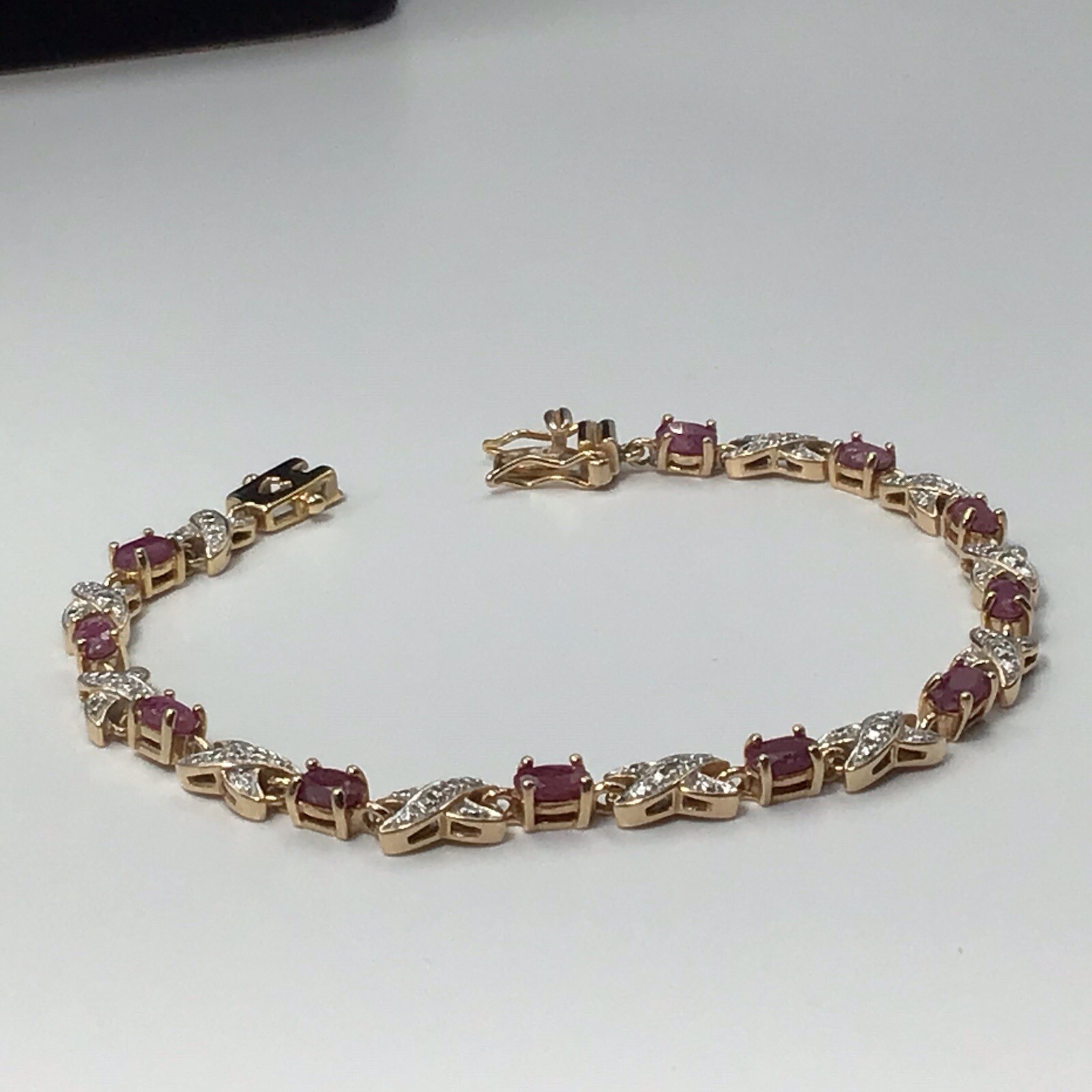 Ross Simons Gold Over Sterling Silver Ruby Bracel… - image 7