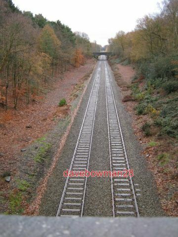 PHOTO FREIGHT LINE BLACKROOT POOL SUTTON PARK TAKEN FROM BRIDGE CROSSING RAILWA - Picture 1 of 1