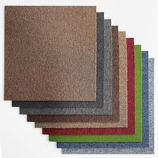Teppichfliesen Moscow | selbstliegend Bodenbelag Teppichboden | 6 tolle Farben