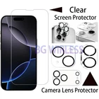 For iPhone 17/16/15/14/13/12 Tempered Glass Screen Protect/Camera Lens Protector