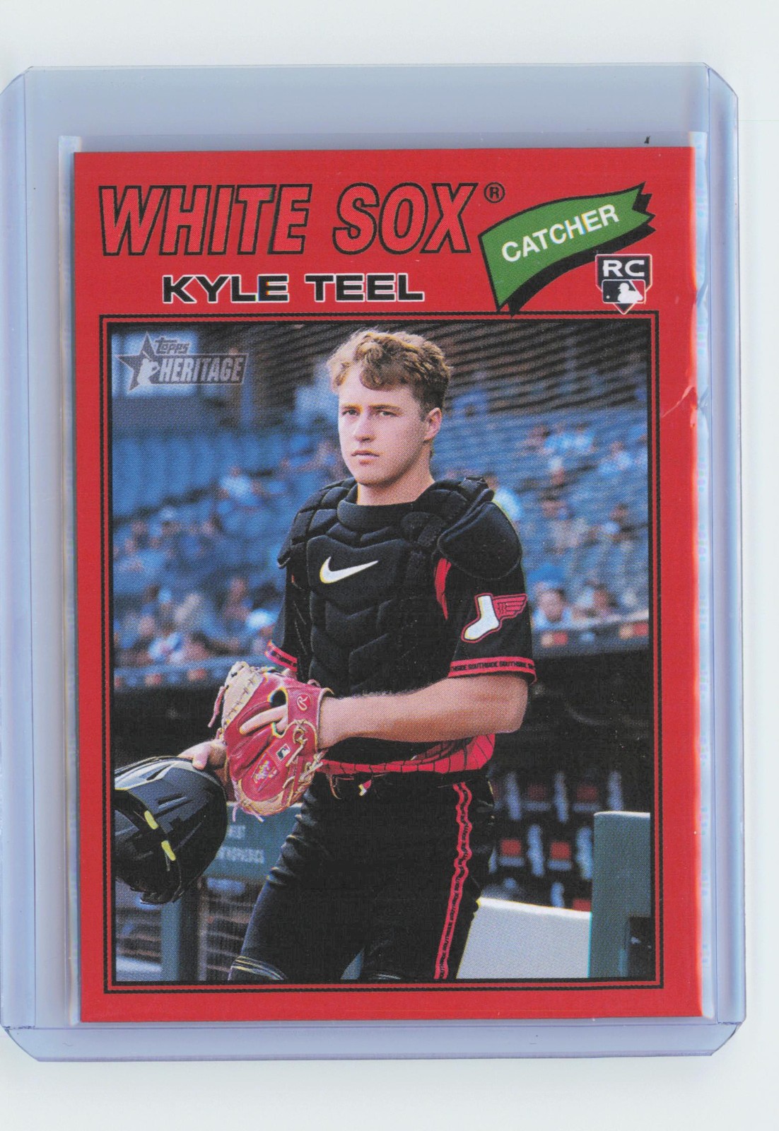 2026 Topps Heritage Kyle Teel Red #182