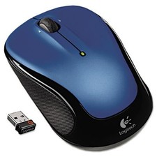 Logitech M325 Wireless Optical Mouse Blue Micro Precise Scrolling for Laptops
