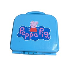 Peppa Pig Phonics Alphabet Learning Case Blue Carrying Toy with 26 Letters