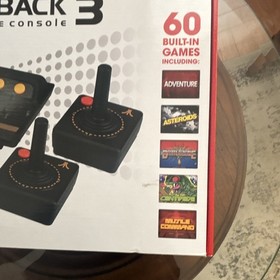Atari Flashback 3 Console 60 Built-In Games Atari 2600 AR2660 Black NTSC