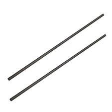 2PCS 7mm Carbon Fiber Rod, 400mm Length, 15.7 Inch, RC Airplane Matte Pole