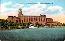 Linen VINOY PARK HOTEL St. Petersburg Florida FL d/13 BJ8393