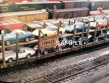 1968 CHEVROLET CORVETTES Being Delivered Via Rail 8.5X11 PHOTO