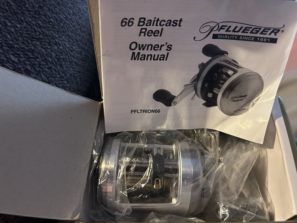 Moulinet Baitcaster Pflueger Templar - Main Droite, 7 Roulements, Ratio 6.4:1 - Occasion Fonctionnelle