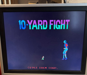 10 YARD FIGHT a PCB from IREM in 1983. Rewired to JAMMA.