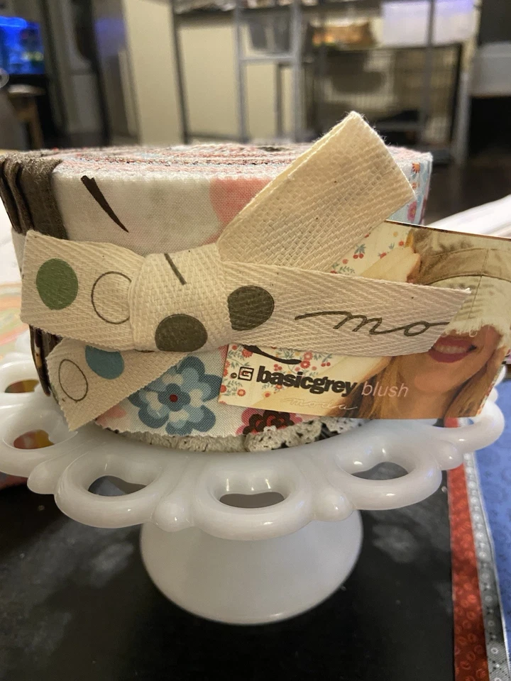 Blush By Basicgrey For Moda OOP Hard To Find Jelly Roll - Image 2 of 3