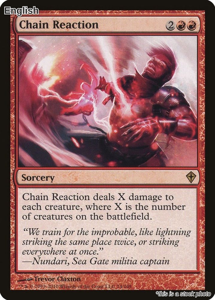 Magic Chain Reaction 74 Rare Worldwake NM