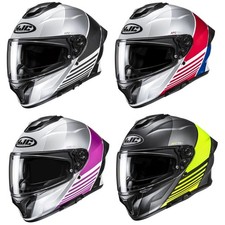 HJC C71 Morix Full Face Motorcycle Helmet Sports Touring Motorbike Lid Black