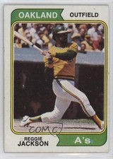 1974 Topps Reggie Jackson #130 HOF 12g7