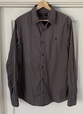 AllSaints Men's Astride Long Sleeve Grey Size Large
