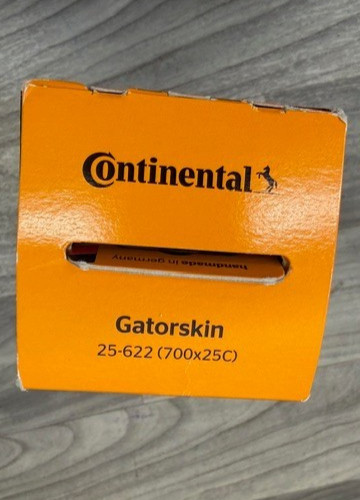Continental Gatorskin Clincher, Folding, Black, 700x25C, SINGLE/PAIR