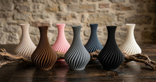 Vaso stampato in 3D a Spirale – Design Moderno e Decorativo
