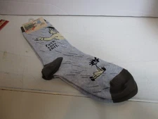 Blue Q Women's Socks Crew-Light Blue & Multi  F**k This Sh*t Sz 5-10 *New w Tags