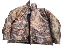 Arctic Shield XL Mossy Oak Breakup Camo Insulated Jacket/Coat BROKEN ZIPPER