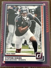 2025 Donruss STEFON DIGGS Purple Press Proof #236 Patriots