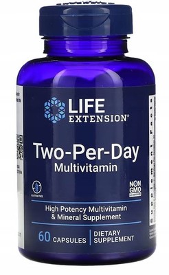 TWO-PER-DAY - MULTIVITAMIN - 60k - LIFE EXTENSION