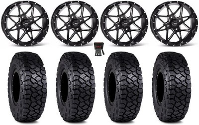ITP Tornado 15'' Wheels Black 32'' Intersect Tires Can-Am Commander Maverick