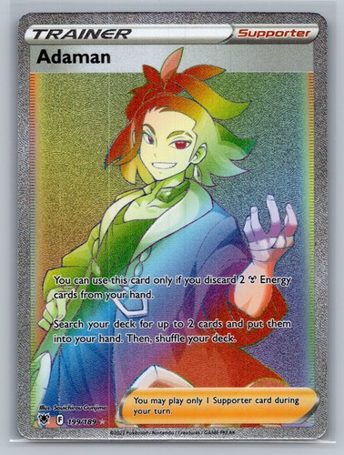 Adaman (Secret) Holo Secret Rare SWSH10: Astral Radiance 199/189 NM pokemon MD3