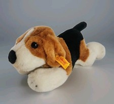 2004 STEIFF Beagle Dog FAO Schwarz American Kennel Puppy Dog Plush 10"L 668173