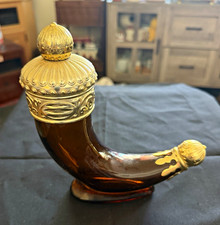 Vintage Avon Viking Horn Original After Shave Lotion Empty Bottle 1966 - no box