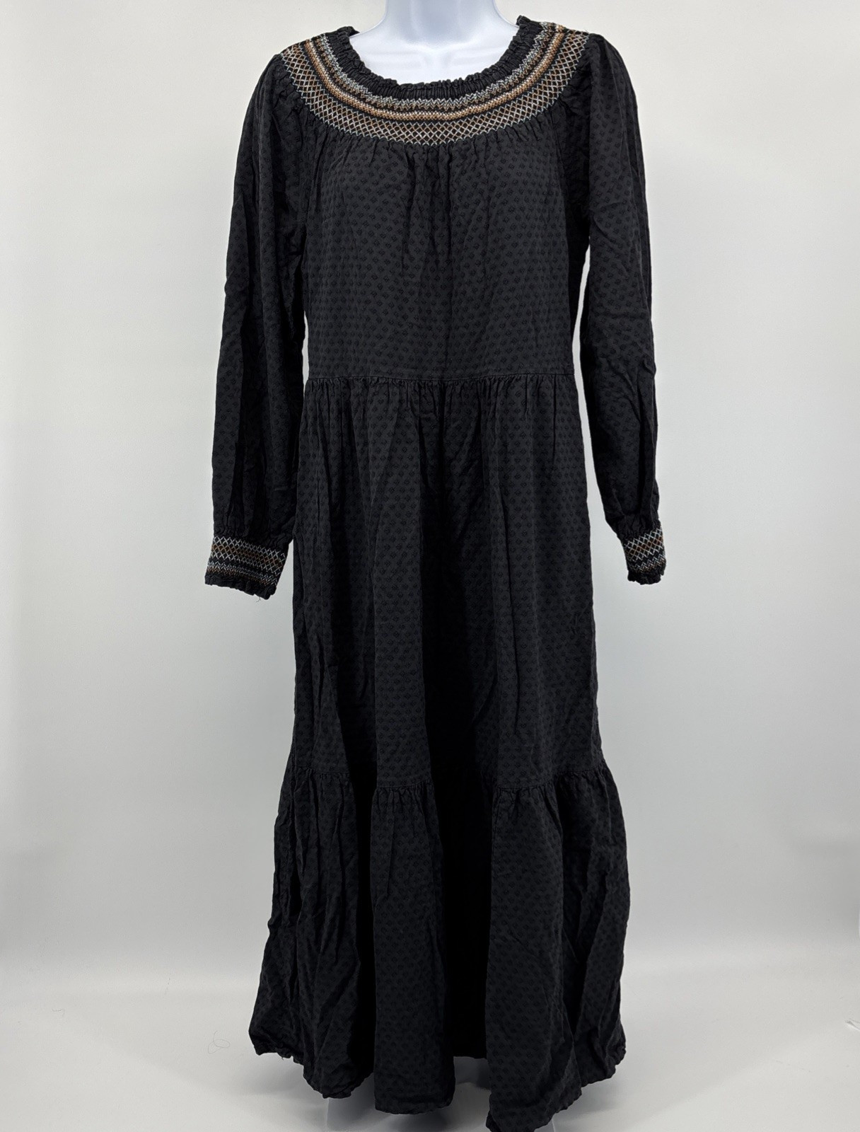 Universal Thread Smocking Tiered Cottagecore Prai… - image 1