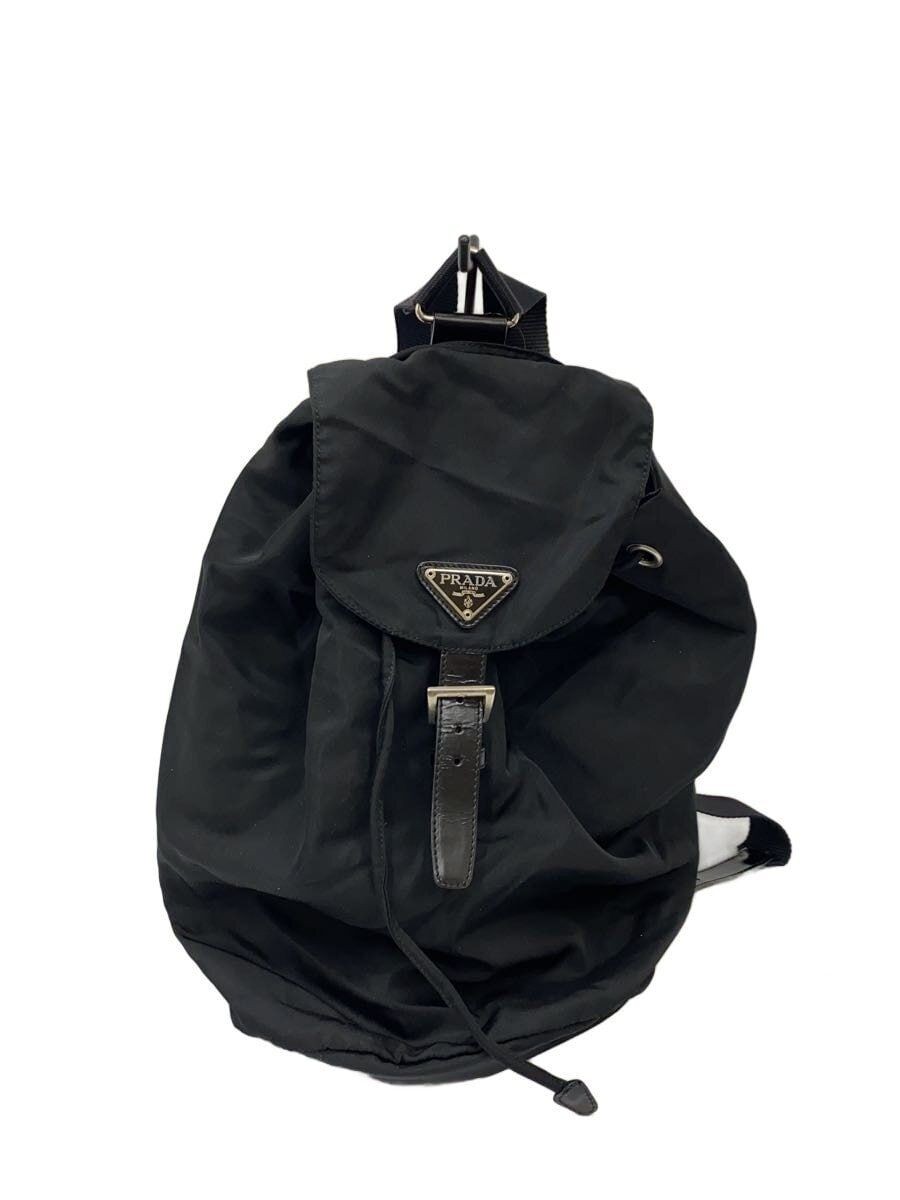 PRADA backpack rucksack -- Black solid Used - image 1