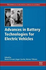 Advances in Battery Technologies for Electric Vehicles by Bruno Scrosati (Englis