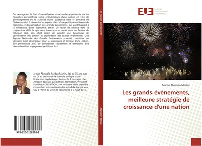 Les grands évènements, meilleure stratégie de croissance d'une nation Medou Buch