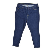 Gap Women's Jeans Size 18 Hi Rise Super Skinny Blue Cotton Blend Stretch