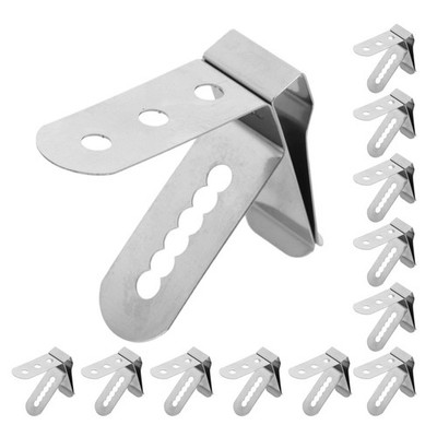  12 Stück Thermometer-Sondenclips   Grillclips aus Edelstahl für BBQ- und