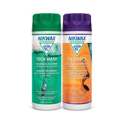 Nikwax Hardshell Cleaning & Waterproofing DUO-Pack, One-Color 20 oz. / 600ml