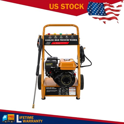 #ad Gas Pressure Washer 3950 PSI 6.5HP 0.6L Oil Capacity 4 Stroke With 5 Nozzles $273.03