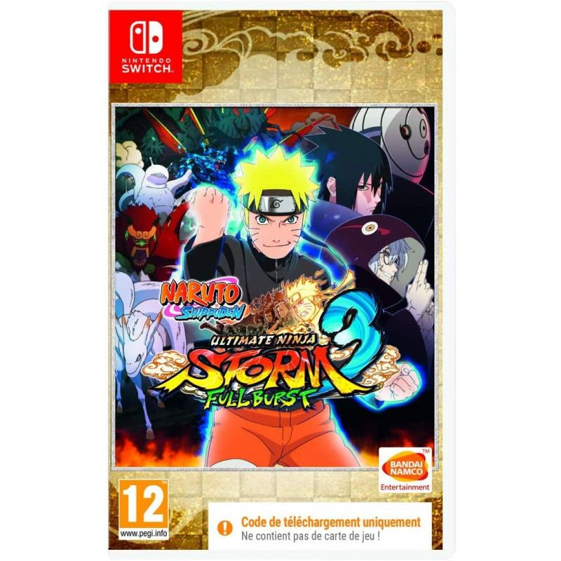 Nintendo Switch Naruto Ultimate Ninja Storm 3 Full Burst (Code In