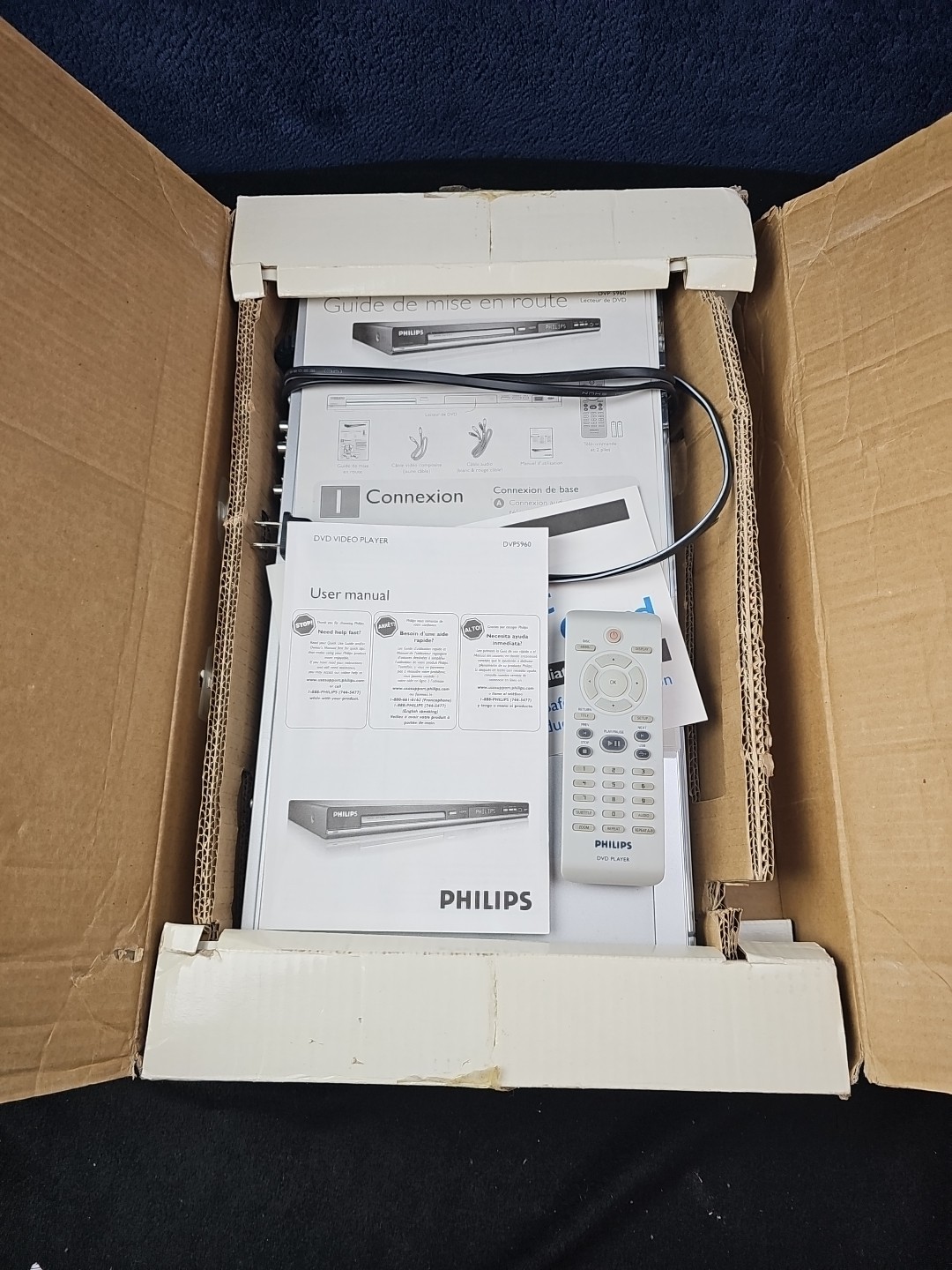 Philips DVP5960 HDMI DVD Player Tested Working with Remote-image