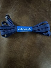 Authentic Adidas Shoelaces 2 FLAT Navy 60" Long NEW Official