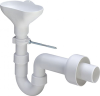 Roehrengeruchverschluss Viega 7985.945 105181, 50Mm, M.Trichter, Kunststoff