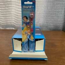 6 Count Oral B EB-10-1 Replacement Electric Toothbrush Head Kids Snow White