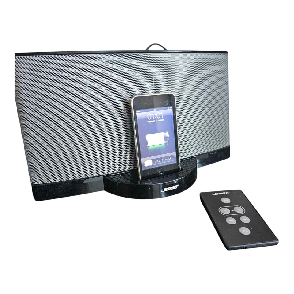 Bose SoundDock Speaker + Apple IPod Touch + Mains Cables Tested Working - Image 4 of 4