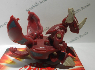 Bakugan Helix Dragonoid Dark Red Pyrus Evil Twin Gundalian Invaders 680G