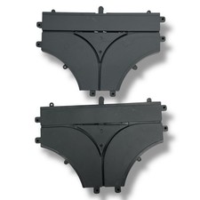 1965 Ideal Motorific Torture Track Y Curve Switch Parts x2 Gray Replacement