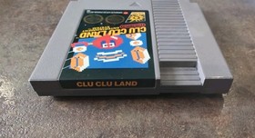 Nintendo NES game Clu Clu Land cart  with a case
